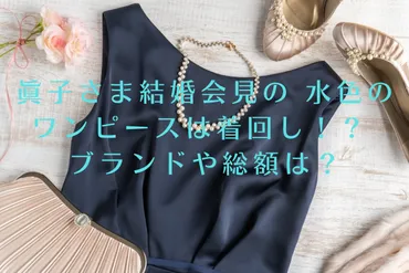 眞子さまの結婚会見、服装に隠されたメッセージとは？眞子さまのファッションから読み解く、結婚会見の深層とは！？