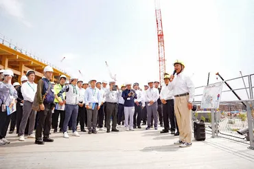 EXPO2025大阪・関西:馬場代表、リング視察 党所属地方議員も 日本維新、2回目 /大阪