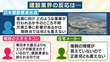 万博の「延期や縮小もご判断を」 高市大臣が岸田首相に進言 能登の復興と万博は本当に二者択一なのか 