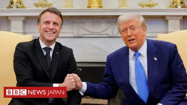 米仏大統領が会談、ウクライナ降伏による和平は認められないとマクロン氏