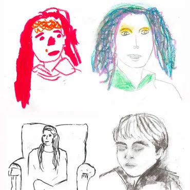 キャサリン妃、子供たちと描いたお互いの似顔絵を公開