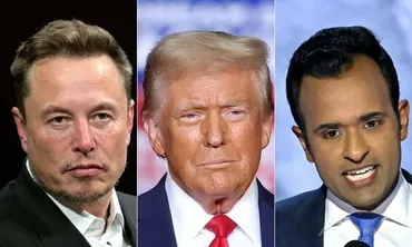 トランプ氏、マスク氏を「政府効率化省」トップに起用写真枚国際ニュース: