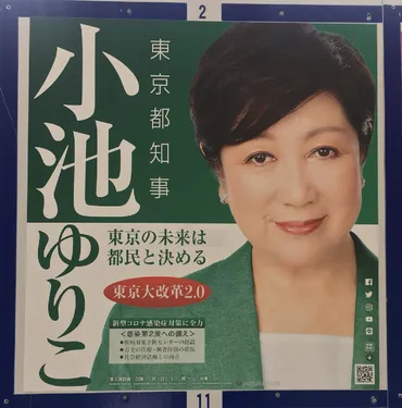 東京都知事選挙(2020年)選挙ポスター&選挙公報 