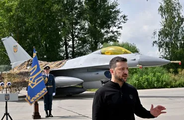 Ｆ１６戦闘機、ウクライナに到着ロシアとの戦いで「新しい章」