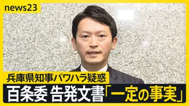 パワハラ行為と言っても過言ではない」「公益通報者保護法違反の可能性高い」百条委の結論に斎藤知事゛一つの見解゛連発【】