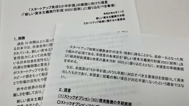 株式報酬の制度整備こそスタートアップの活力だ 自民党担当議員に聞く､｢5か年計画｣の現在地 