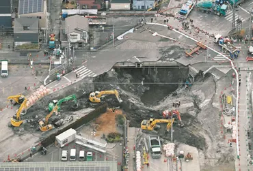 埼玉・八潮の道路陥没「本格復旧には~年」検討委員会トップが工程の見通し語る「下水自粛」解除は…:東京新聞デジタル