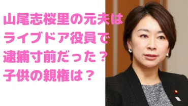 山尾志桜里さんの不倫騒動、離婚、そして息子をめぐる争い？とは！？