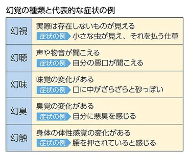幻覚・妄想］精神科患者さんにみられる症状を学ぼう➂