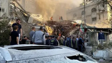 シリアのイラン大使館領事部に空爆、死者多数イスラエルを非難