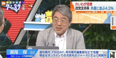 れいわ」政党支持率倍増の背景 浮かび上がった支持層の特徴とは…？