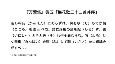 大伴旅人の「梅花の宴」序文に込めた日本文化への想い 