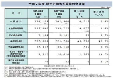 厚生労働省】令和年度予算閣議決定!過去最大規模の予算案の主な施策と助成金(年度)