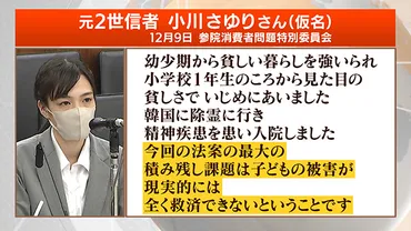 旧統一教会゛被害者救済法゛成立 問われる「今後」 