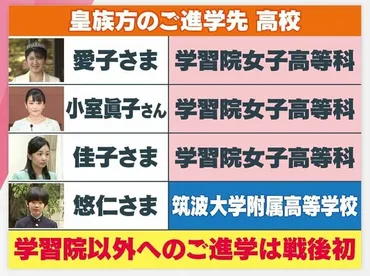 悠仁さま、筑波大学附属高校へ進学！東大推薦入試の可能性は？悠仁さまの高校進学、学習院以外とは!!?