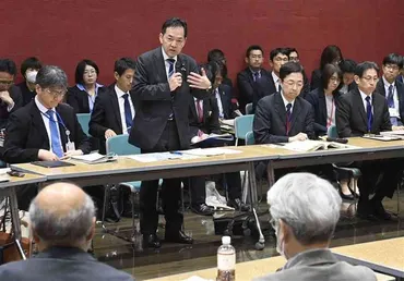 浅尾環境相、熊本で水俣病被害者団体と懇談「マイクオフ」から年、冒頭に陳謝健康調査の手法巡り団体側は反発