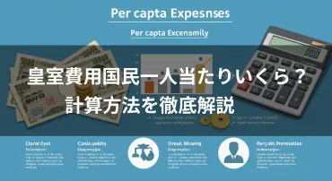 あなたの税金】皇室費用国民一人当たりいくら?計算方法を徹底解説