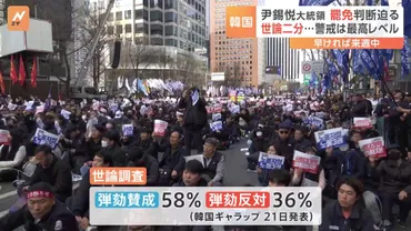 尹錫悦大統領弾劾騒動の現在地：退陣要求、世論二分化、言論統制、そして今後の展望は？尹錫悦大統領の退陣要求と国内政治の混迷