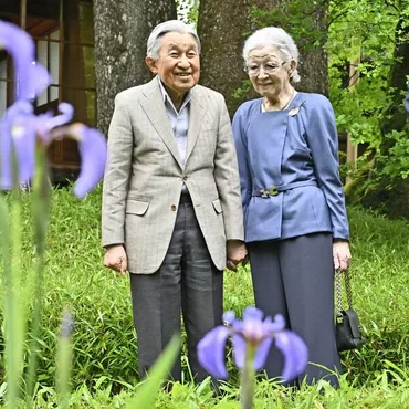 上皇ご夫妻が私的旅行で日光に 田母沢御用邸記念公園を散策  思い出のイチイ「随分と伸びているね」