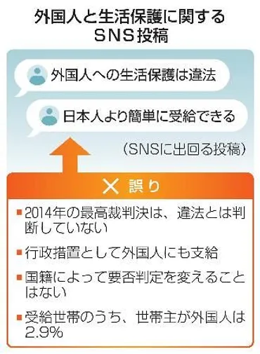 生活保護と外国人？ 誤解と実態と課題を分かりやすく解説！(生活保護、外国人、誤解？)生活保護における外国人の現状：制度、手続き、課題