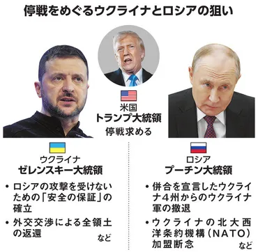 ウクライナ停戦は？NATO内での対立とプーチン大統領の条件提示を徹底解説！停戦交渉の行方と、プーチン大統領の要求