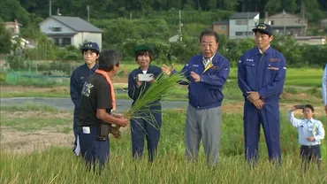 野田代表、渇水被害の現場を視察！新潟県上越市の現状と政治の対応は？野田佳彦氏、新潟県上越市で渇水被害を視察。農家支援を表明。