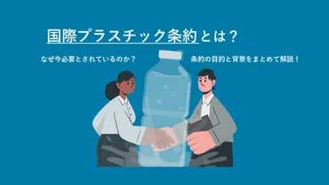 プラスチック条約とは？ 締結に向けた国際交渉の現状と課題を徹底解説！(？)プラスチック汚染対策の国際条約交渉、INC5.2での今後の展望