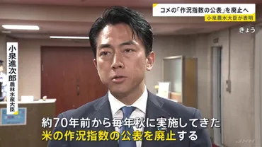 米政策転換で何が変わる？作況指数廃止と流通改革への道？コメ政策の新たな局面：作況指数廃止と流通実態把握強化