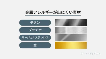 金属アレルギーの心配がないネックレスってある？各素材の特徴を徹底解説！ — amanogawa（あまのがわ）