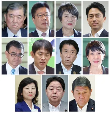 乱立模様、推薦人集め激化 「ポスト岸田」が汗、自民総裁選：時事ドットコム