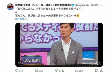 東京都知事選2位で話題》石丸伸二氏の゛SF的゛少子化対策にネット悲鳴、ジョーカー議員とまさかの同じ主張か（3ページ目） 