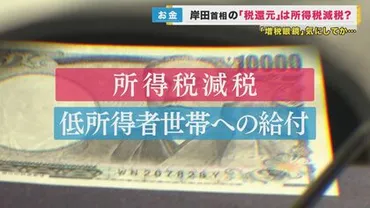 ゛増税メガネ゛と呼ばれ… 岸田首相が「所得税減税」の検討を指示 還元の方法は゛減税゛か低所得世帯への゛給付゛か