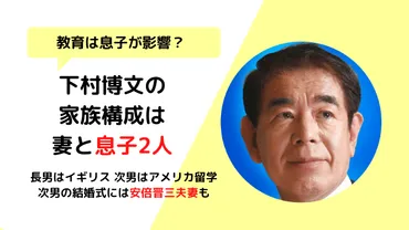 下村博文氏の息子さんってどんな人？ ディスレクシア克服の秘話とは？教育への熱い思いとは！？