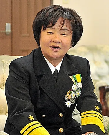 ひと）近藤奈津枝さん 自衛隊初の女性海将となった海上自衛隊大湊地方総監：朝日新聞デジタル