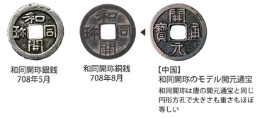 日本货币之源:゛富本゛钱与゛和同開珎゛钱_百科TA说