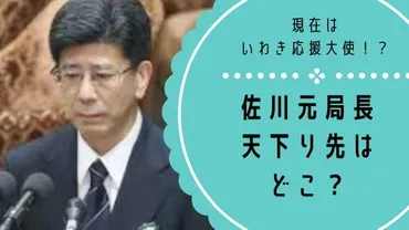 佐川宣寿の天下り先はどこにもない!?現在(その後)はいわき応援大使!?経歴や出身校まとめ