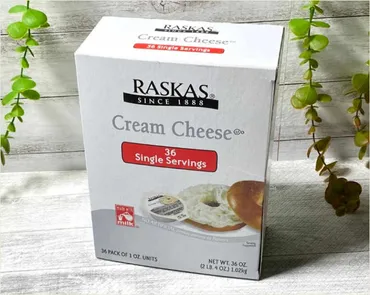 コストコ【ラスカス クリームチーズポーション】RASKAS Cream Cheeseは、使い切りサイズで便利すぎる。