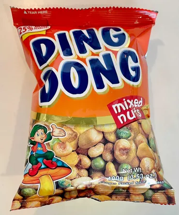 フィリピン第１３回「初めてお菓子」DING DONG mixed nuts 