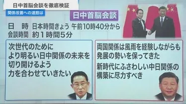 日中首脳会談を徹底分析 処理水・邦人拘束など問題山積の中、関係を改善するためには