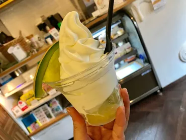 ごほうびスイーツ】可愛いソフトクリームショップ！LAITIERの高級クラウンメロンソフト＠東京千駄ヶ谷 