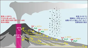 生命誕生のカギの一つは深海底のメタルが握っている 深海熱水噴出孔で有機物が生成する新たなメカニズムを提案 