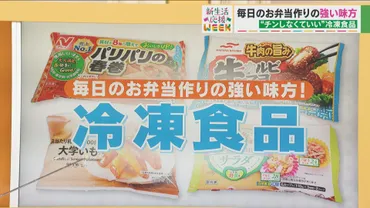 自然解凍゛で時短保冷・保冷剤効果も！お弁当のおかずにおすすめの冷凍食品をご紹介 