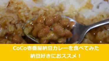 CoCo壱番屋納豆カレーを実食。カレーに納豆が負けていなく美味！ 