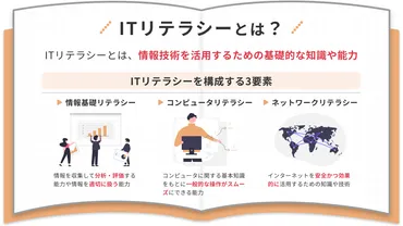 ITリテラシーとは？重要性と高めるメリット、教育のポイントを解説 