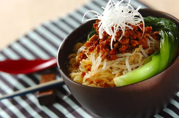 チキンラーメンで 担々麺レシピ・作り方 