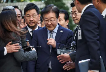 韓国最大野党代表に有罪判決、選挙法違反で 大統領選出馬に暗雲 