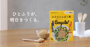 かけるたんぱく質 / Soycle(ソイクル)発芽大豆フレーク – Soycle / ソイクル