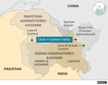 インドと中国、国境付近で衝突 インド兵20人以上死亡か 