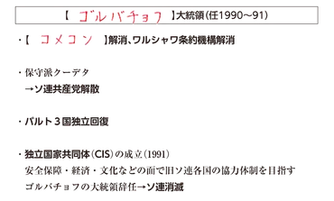 高校世界史B】「ソ連の崩壊」 