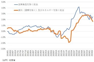 円安下でも基調的な物価上昇率の低下傾向が続く（5月CPI統計）：2％の物価目標達成は難しい